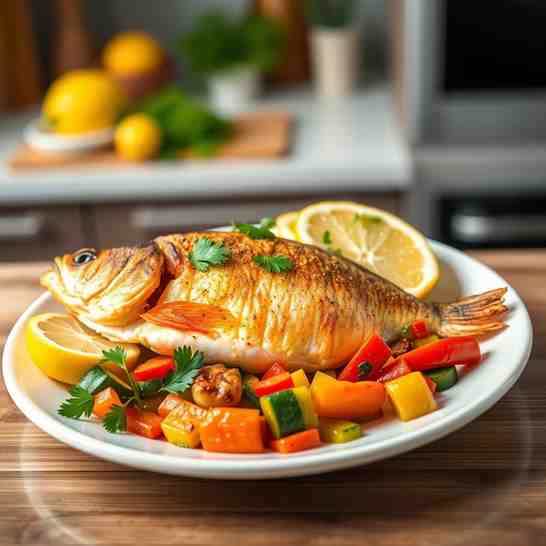 Pan-Fried Pike-Perch - Easy Fish & Veggie Recipe